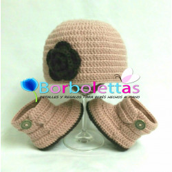 Conjunto Merino de Gorro...