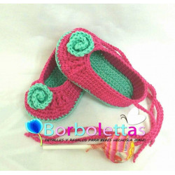 Bailarinas Fucsia y Mint